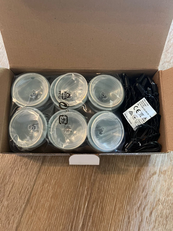 ikea SOLVINDEN LED string light with 12 lights, outdoor/battery operated - Image 3 of 4