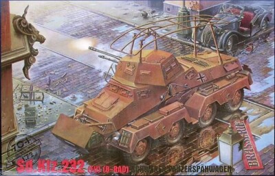 Sd.Kfz. 232  Panzerspähwagen (Fu) (8 Rad) (Plastic model kit) 1/72 Roden RN704