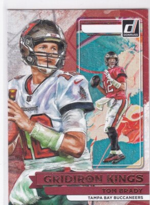 TOM BRADY Donruss GRIDIRON KINGS INSERT Football Card TAMPA BAY