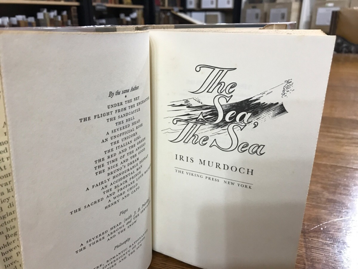1978 The Sea, The Sea A Novel by Iris Murdoch First Edition with