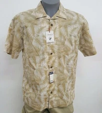 Cremieux Collection Print Shop Chino Fern S/S Men's Shirt NWT $79.50 Choose Size