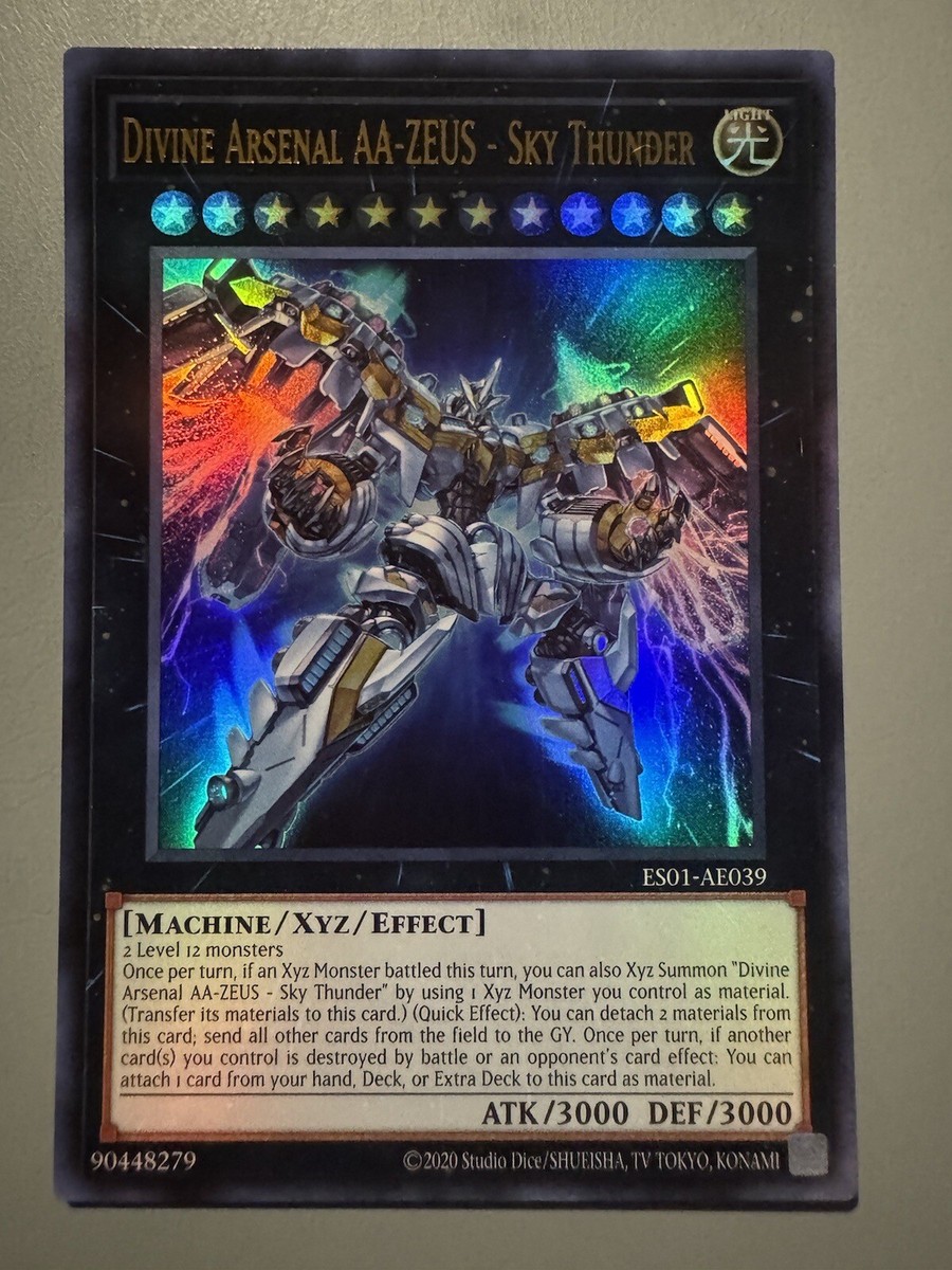 YUGIOH DIVINE ARSENAL AA-ZEUS - SKY THUNDER ASIA ENGLISH ES01
