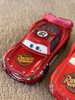 Disney Pixar Cars Dirt Track & Radiator Springs McQueen Mattel 1