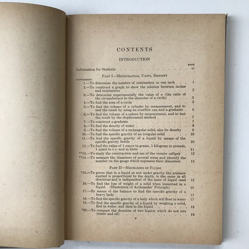 Vtg 1938 Physics Experiments Manual Hardcover Text Ontario High School 7.75x5.5 - Picture 9 of 12