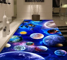 3D Cosmic Planet Fashion 45 Floor WallPaper Murals Wall Print Decal AJ WALLPAPER