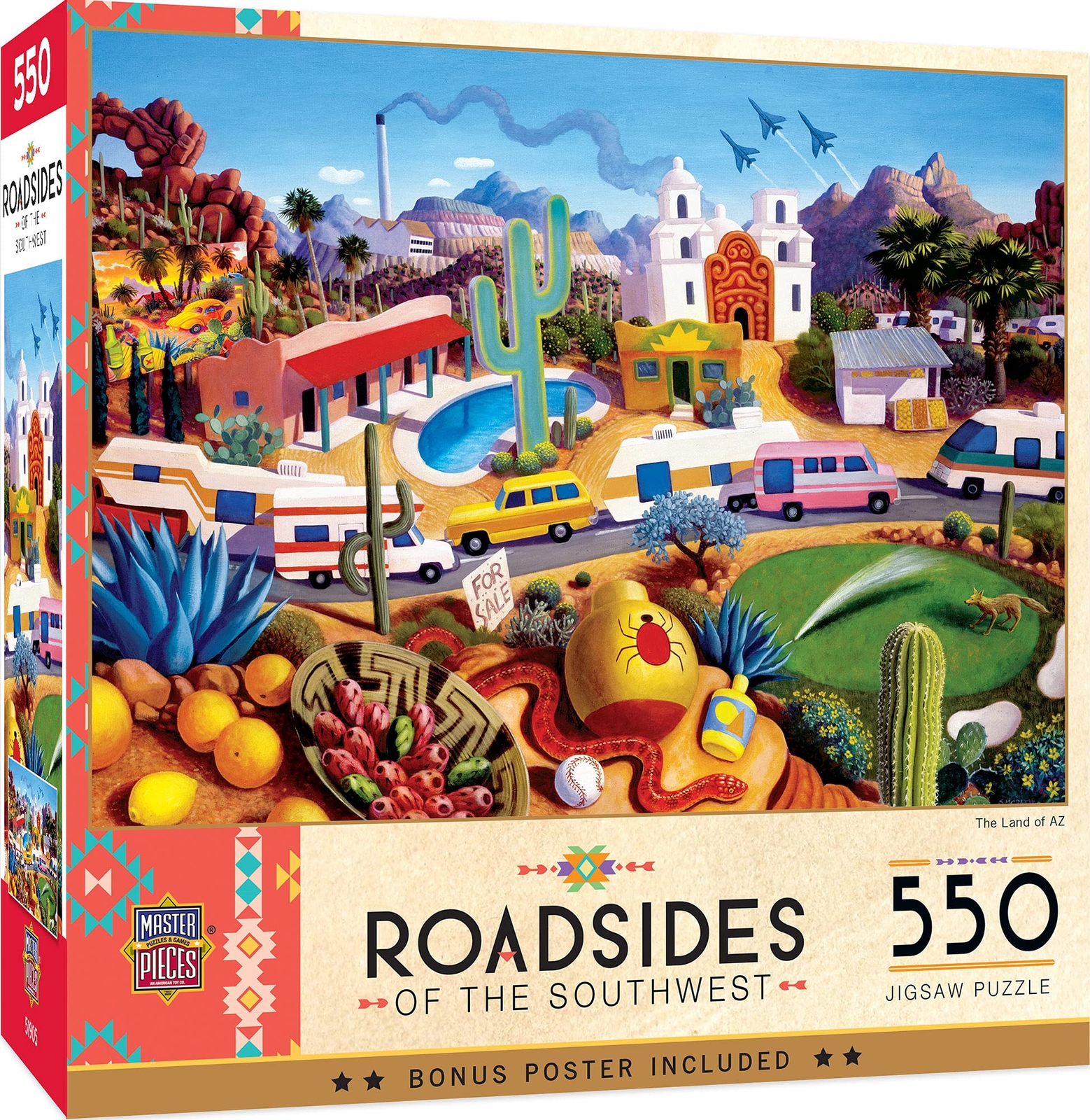 550 Piece Jigsaw Puzzle for Adults and Family - The Land of AZ - 18
