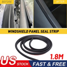 1.8m Rubber Car Seal Under Front Windshield Panel Sealed Trim Moulding Strip Kit