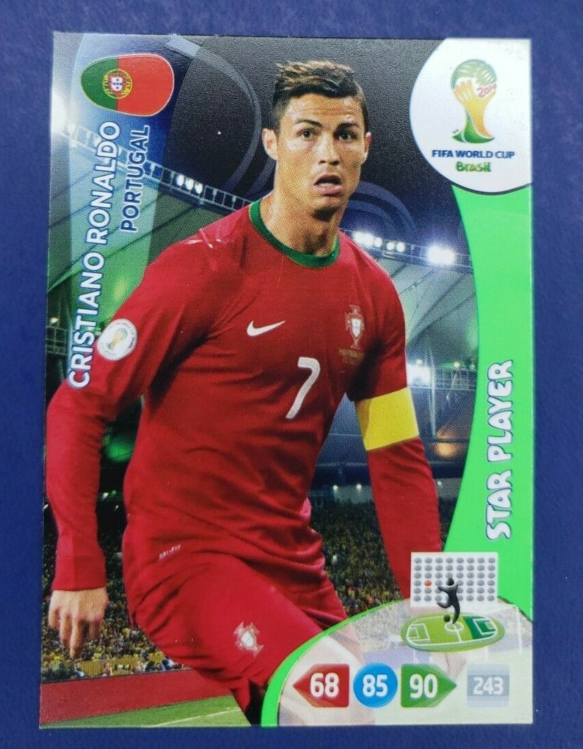 Cristiano Ronaldo #243 2014 Panini Adrenalyn XL Fifa World