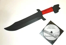 Bolo PRACTICE SWORD Training Katipunan Kali Moro Philippines Polypropylene DVD