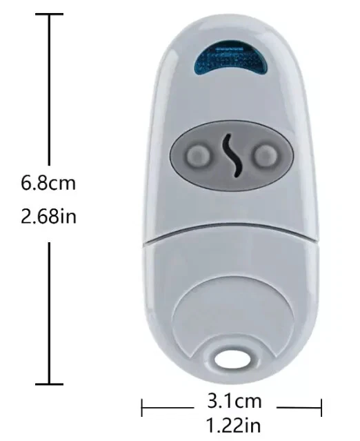 1 Stück Garagentor Handsender Für Came Top 433,92MHz 432NA, 432EE, 432M, 432A - Bild 3 von 4