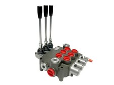 3 Spool Hydraulic Directional Control Valve O...
