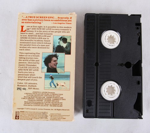 And Now My Love, VHS, 1974 (1985) Rental - Picture 2 of 3