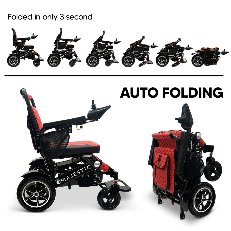 2025 Travel Wide Autofolding Electric Wheelchair Lightweight - Image 2 of 4