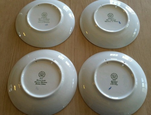 Jule After Christmas 4 Plates Bing and Grondahl 1970 1971 1973 1974 Denmark - Picture 6 of 10