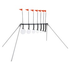 Birchwood Casey Centerfile KYL AR500 Steel 1/2" Shooting Target 8"-2" Silver Blk