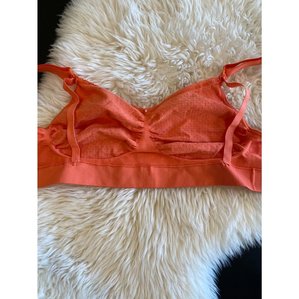 Anita Seamless Stretch Nursing Maternity Bra Size Small Orange Dot 5097 - Image 3 of 4