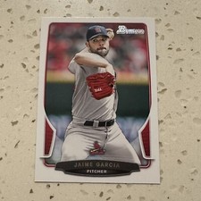 Jaime Garcia 2013 Bowman #77 Base Card Set Cardinals Starting Pitcher