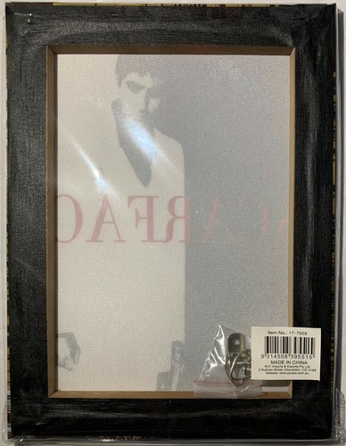 Scarface Canvas Portrait (1983) Print Mancave Al Pacino Art 19x25CM FREE POST - Picture 2 of 4
