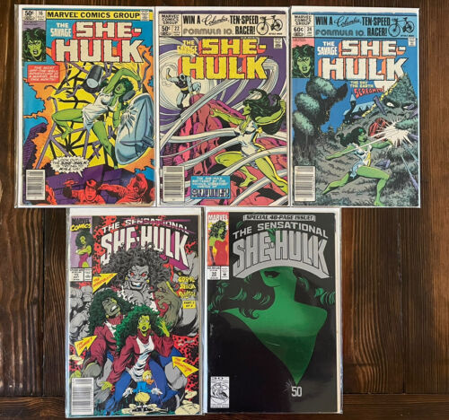 Savage She-Hulk #16, 22, 24 & Sensational She-Hulk #15, 50.  1st Grey She Hulk! - Picture 1 of 6