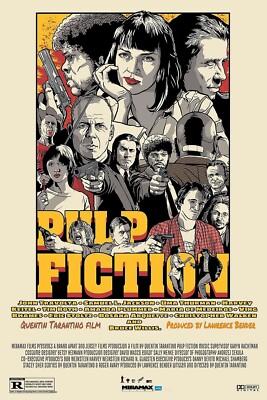 Pulp Fiction (1994) Movie Film POSTER Plakat 100x70 91,5x61 70x50cm  -43b