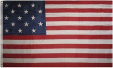 3x5 ft STAR SPANGLED BANNER FLAG 15 Stars 15 Stripes SEWN NYLON Made in USA