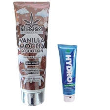 Hempz Vanilla Mocha Mountain & HydroWhip Facial DUO Tanning Bed Lotion *SALE