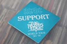 AC/DC   -   unused Backstage Pass - FREE POSTAGE -  Razors Edge Tour #9