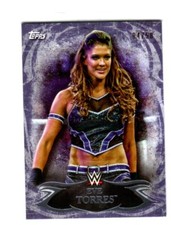 WWE Eve Torres #61 2015 Topps Undisputed Purple Parallel Base Card 4 of 50
