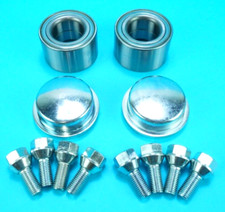 2 x Triple Sealed Waterproof Wheel Bearings & Caps for Ifor Williams P6e Trailer