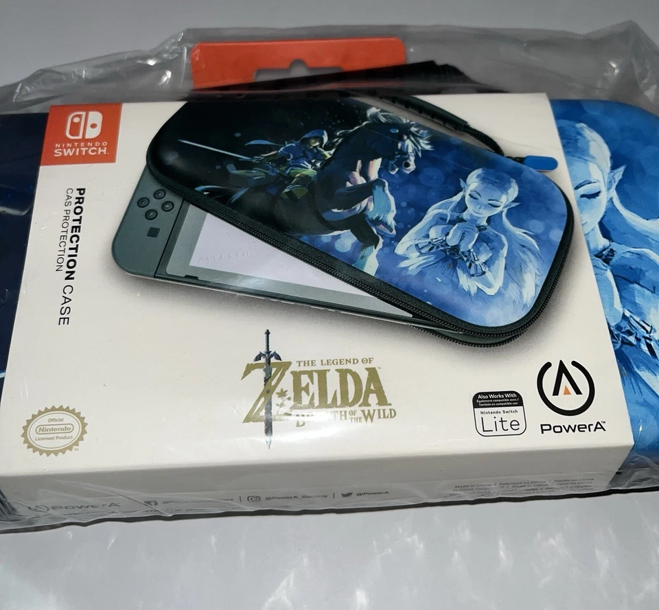 The Legend of Zelda Breath of The Wild - Estuche de transporte Nintendo Switch - PowerA Foto 4 de 4