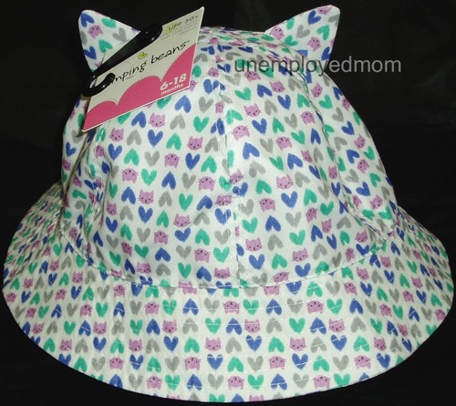 Sun Hat GIRLS Wide Brim Fun Cute Swim Water Pool Kids swim Summer Beach Bucket - Picture 3 of 32