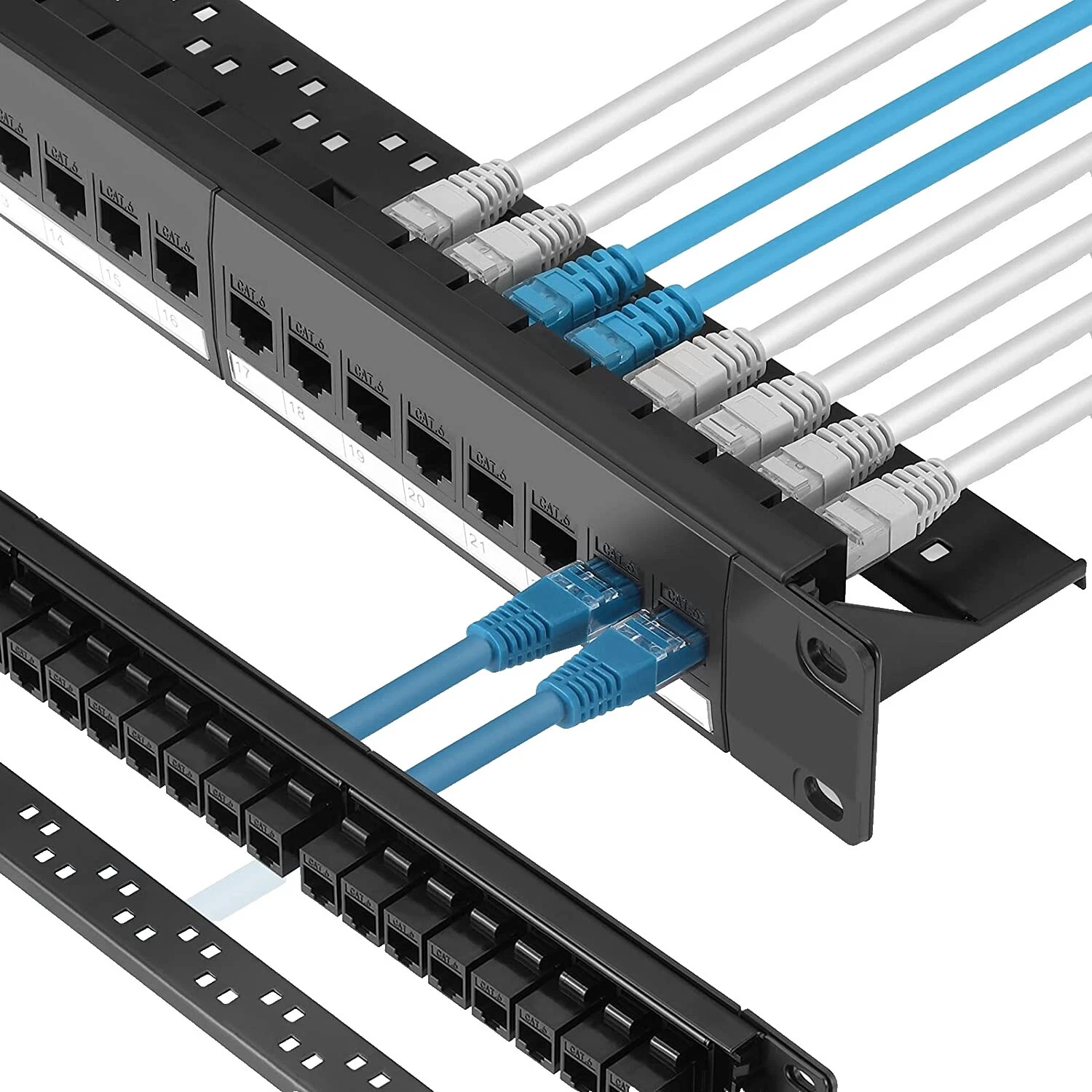 Keystone 24 Ports Network Patch Panels