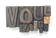 Vintage Letterpress 11 Mix Letters Wood Type Printers Block Collection BL-373