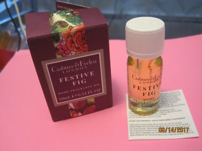 CRABTREE &  EVELYN FESTIVE FIG HOME FRAGRANCE ENVIRONMENTAL OIL~NEW IN BOX