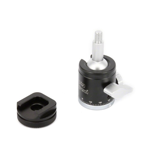 Mini Tripod Ball Head Pig Iron BH-2Afor Mirrorless Cameras 2kg Load Flash Mount - Picture 5 of 21