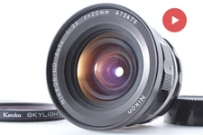 【 NEAR MINT 】Nikon Nikkor UD Auto 20mm f/3.5 Ai Converted Wide Angle Lens JAPAN