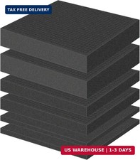 6 Pcs Pick and Pluck Foam 16" L x 12" W Packing Pick Apart Foam Inserts for Case