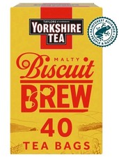 Yorkshire Tea Malty Biscuit Brew Speciality Brew 4 x 40 Tea bags (160 Tea bags)