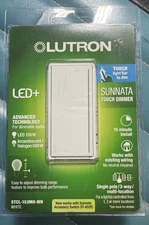 New - Lutron Sunnata LED+ Touch Dimmer - White (STCL-153MH-WH)