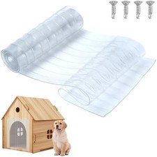 Dog House Door Flap Clear Vinyl Replacement