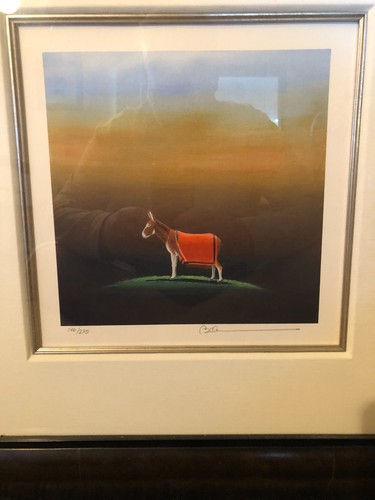 Covering My Ass- by Robert Deyber...signed,numbered, framed