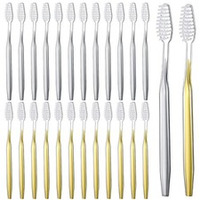 100 Pack Prepasted Disposable Toothbrushes Individually Wrapped Bulk Pre Past...
