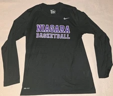 Team Issued NIAGARA UNIVERSITY PURPLE EAGLES Basketball Jersey-Shirt NIKE M/Med