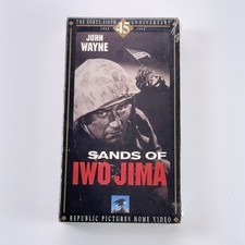 Sands of Iwo Jima (VHS, 1993, BW 45th Anniversary Editon) New Sealed