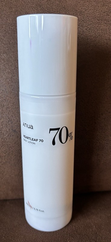 Anua Heartleaf 70% Daily Lotion 200ml Soothing Hydrating Face Moisturizer NO BOX