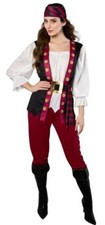 Lusty Pirate Costume for Adults, Women's Costume Small