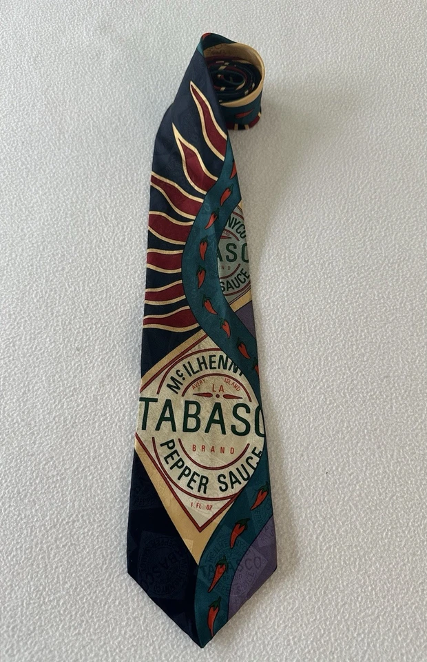 Мужские галстуки Tabasco упаковка 3 шт. 100% шелк сделано в США - Изображение 2 из 4