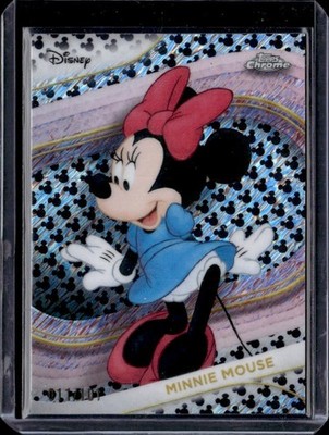 2025 Disney Topps Chrome Minnie Mouse #28 Refractor /101 | eBay