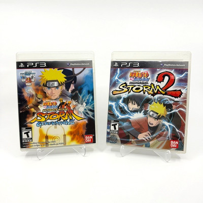 PS3 Naruto Ultimate Ninja Storm 2 + Generations PlayStation 3 CIB Tested