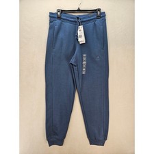 ADIDAS WOMEN'S XS SZN OVERSIZED WIDE THIGH JOGGER BLUE FLEECE